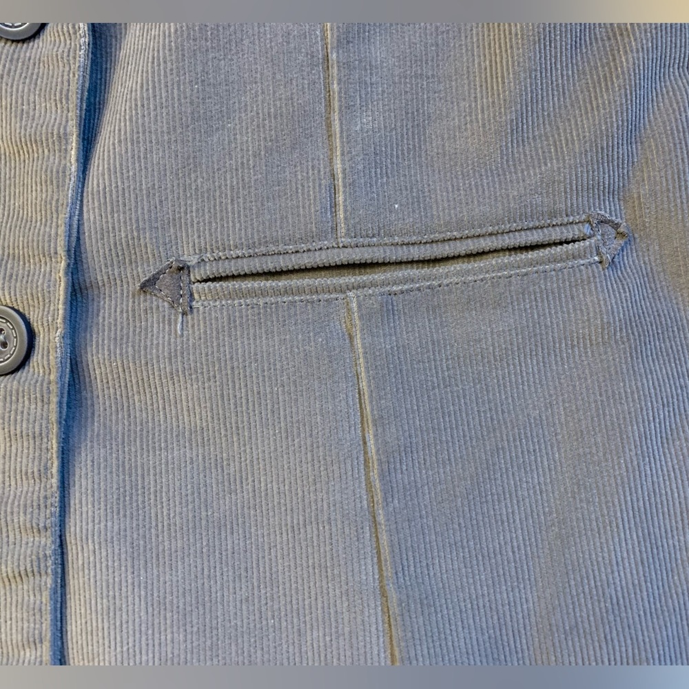 Vintage Corduroy Gray Blazer by Wrangler - Picture 3 of 12